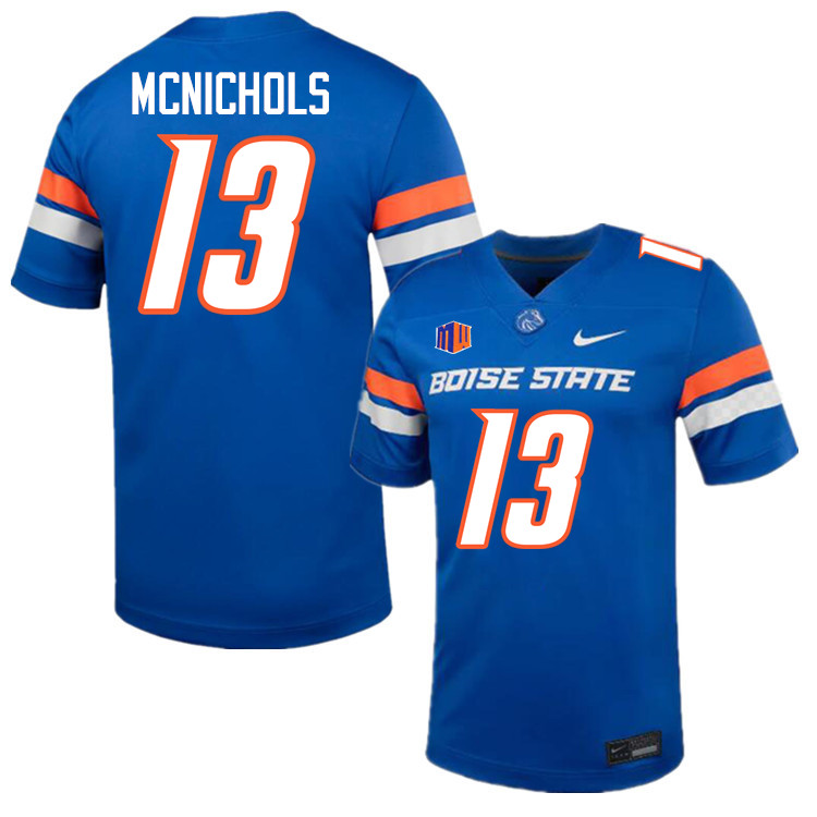 Jeremy McNichols Jersey, Boise State Broncos #13 Jeremy McNichols Football Jersey College Uniforms-B